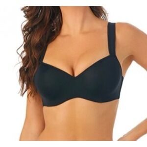 NWT Le Mystere Renaissance 9955 Dream Tisha Full Busted Bra In‎ Black Size 36H